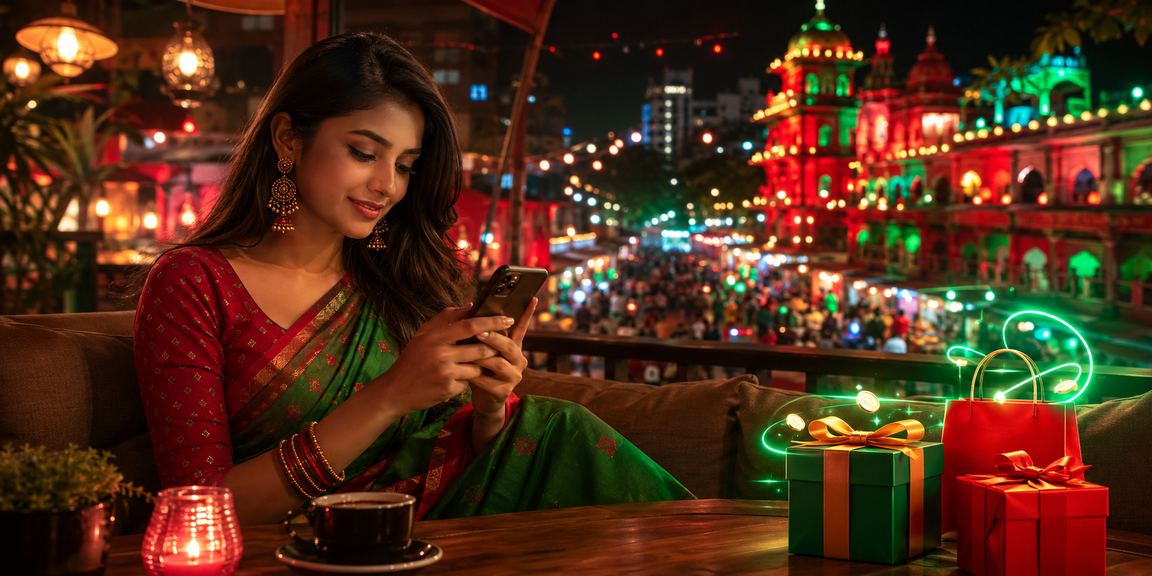 কুমিল্লার একজন ব্যবহারকারী 980 - এ মোবাইল পেমেন্ট ও নিরাপত্তা ফিচার ব্যবহার করছেন